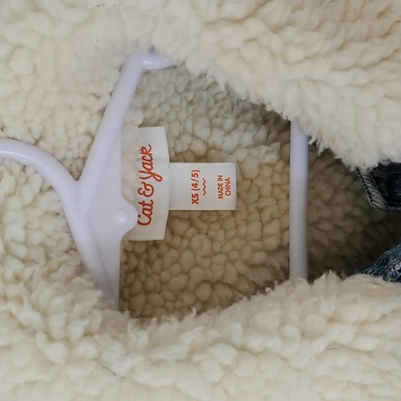 Cat and Jack Jean jacket size XS 4/5 - Picture 2 of 4